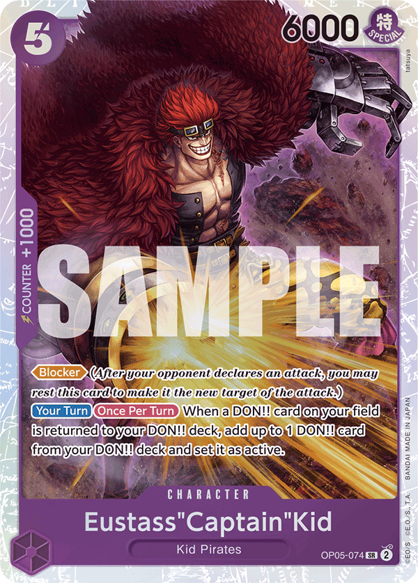 Eustass"Captain"Kid (Manga) One Piece card (OP05-074, Premium Booster -The Best-)