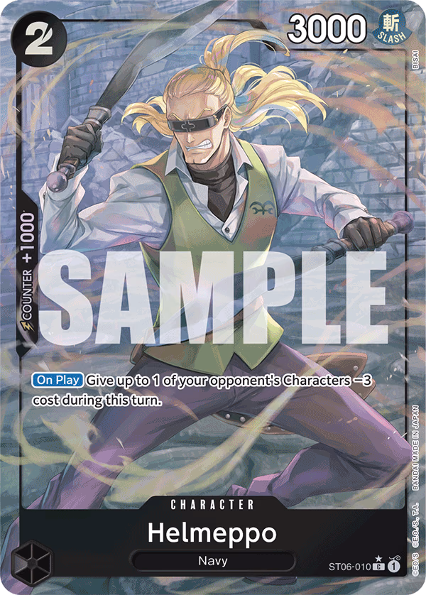 Helmeppo (Full Art) One Piece card (ST06-010, Premium Booster -The Best-)