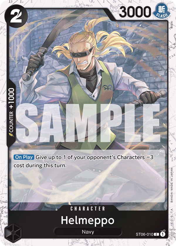 Helmeppo (Reprint) One Piece card (ST06-010, Premium Booster -The Best-)