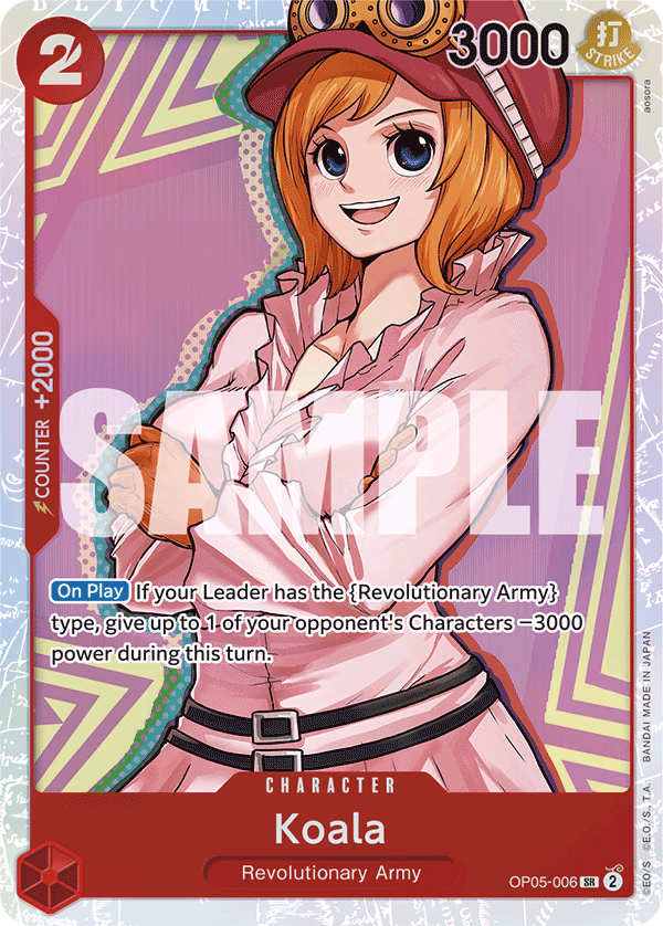 Koala (Alternate Art) One Piece card (OP05-006, Premium Booster -The Best-)