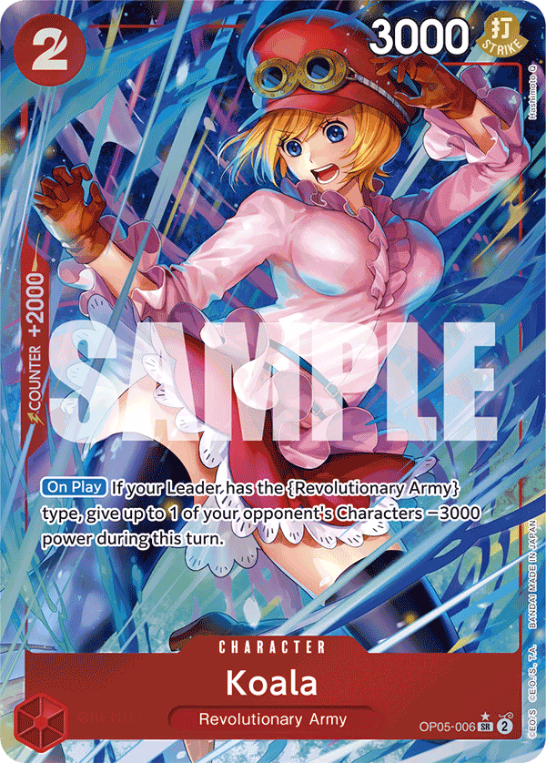 Koala (Reprint) One Piece card (OP05-006, Premium Booster -The Best-)