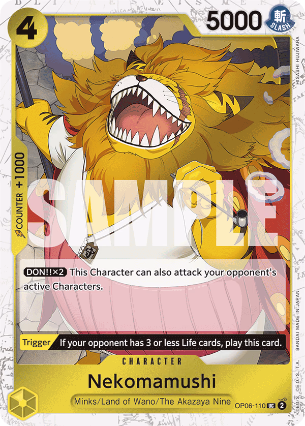 Nekomamushi (Offline Regional 2024 Vol. 3 Finalist) One Piece card (OP06-110, Premium Booster -The Best-)