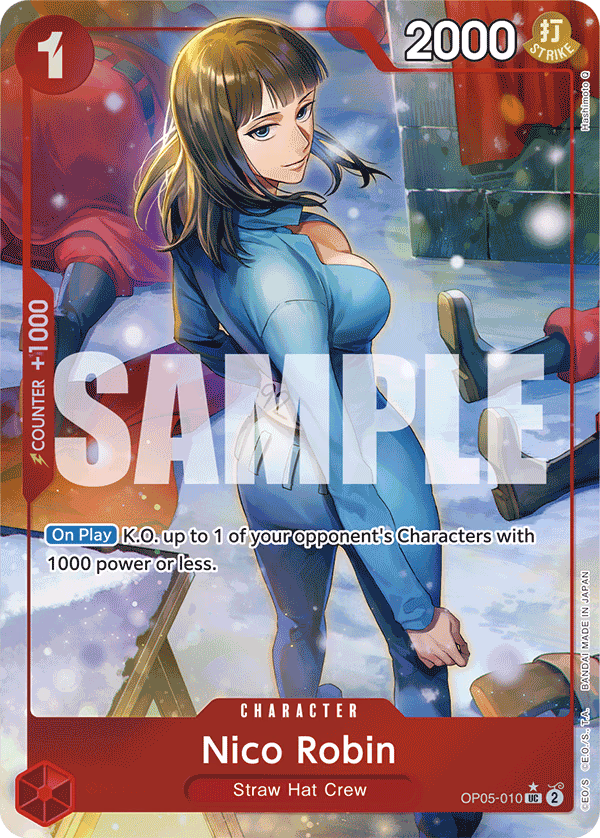 Nico Robin (Full Art) One Piece card (OP05-010, Premium Booster -The Best-)
