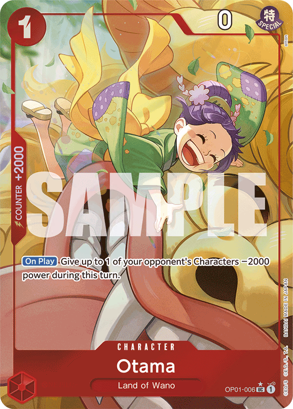 Otama (Full Art) One Piece card (OP01-006, Premium Booster -The Best-)