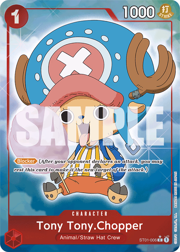 Tony Tony.Chopper (Alternate Art) One Piece card (ST01-006, Premium Booster -The Best-)