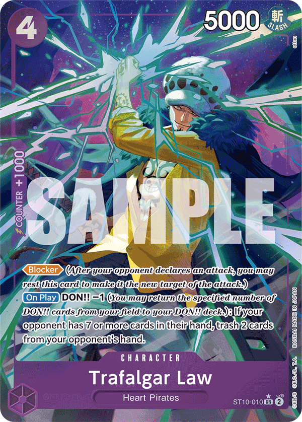 Trafalgar Law (Reprint) One Piece card (ST10-010, Premium Booster -The Best-)