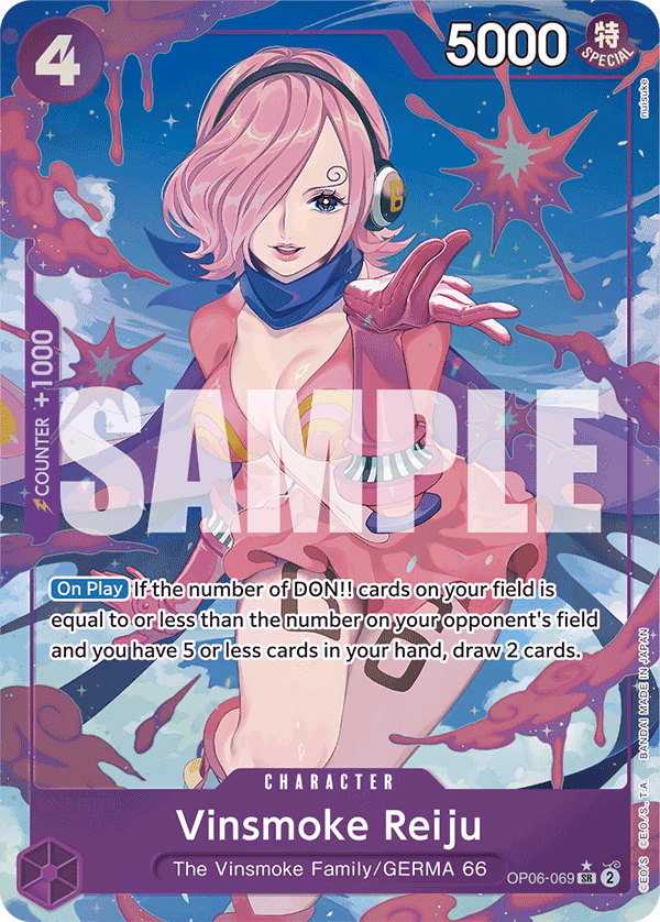 Vinsmoke Reiju (Alt Art) One Piece card (OP06-069, Premium Booster -The Best-)