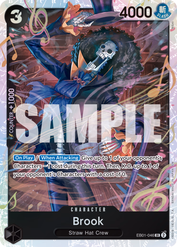 Brook (Reprint) One Piece card (EB01-046, Premium Booster -The Best- Vol. 2)