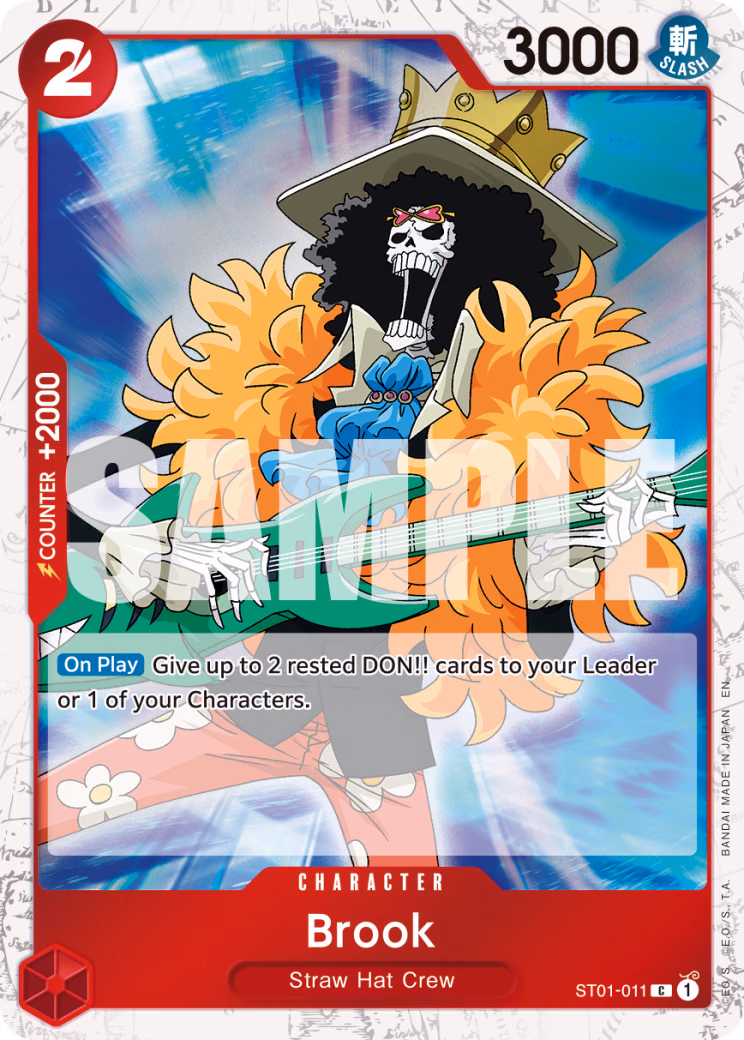 Brook (Pirate Foil) One Piece card (ST01-011, Premium Booster -The Best- Vol. 2)