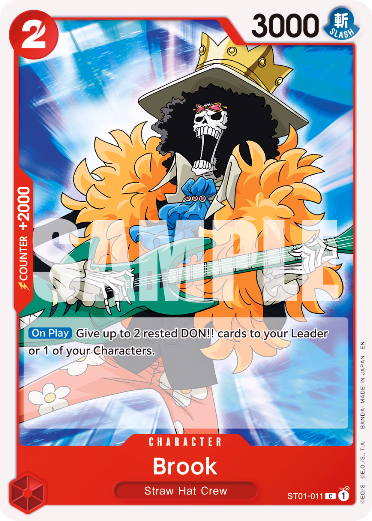 Brook (Reprint) One Piece card (ST01-011, Premium Booster -The Best- Vol. 2)