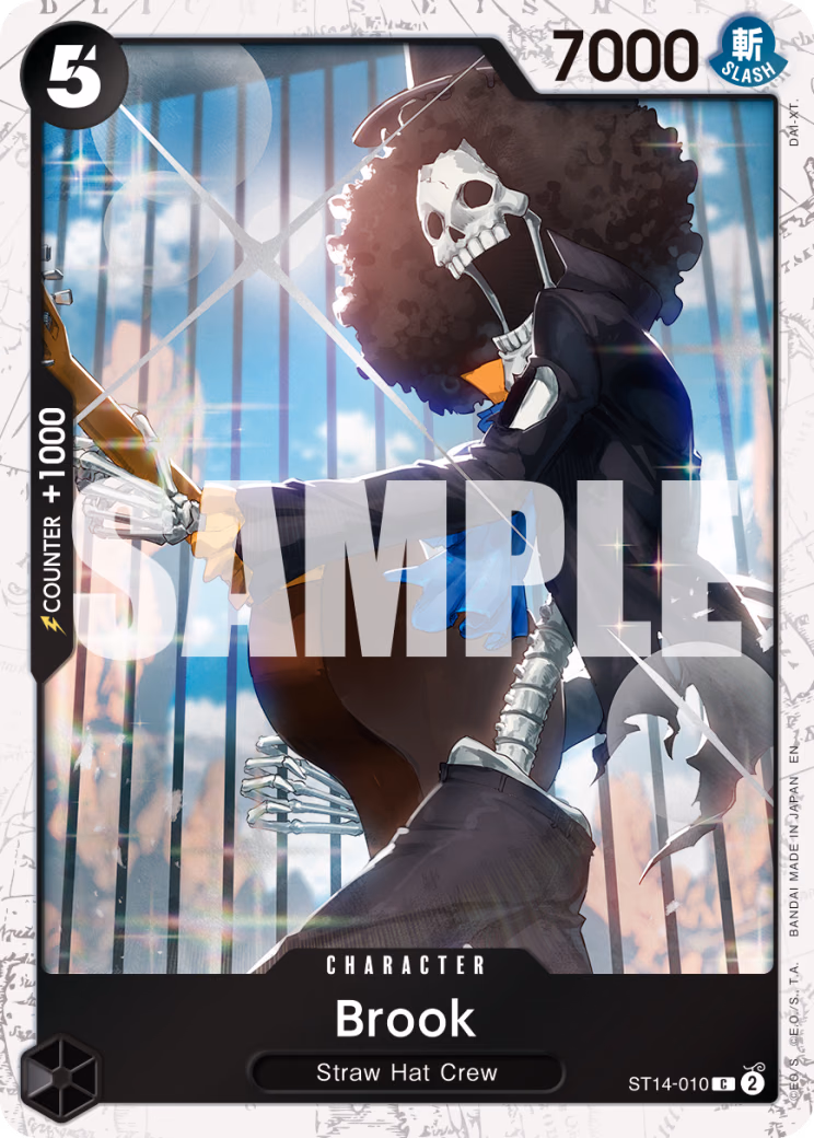 Brook (Pirate Foil) One Piece card (ST14-010, Premium Booster -The Best- Vol. 2)
