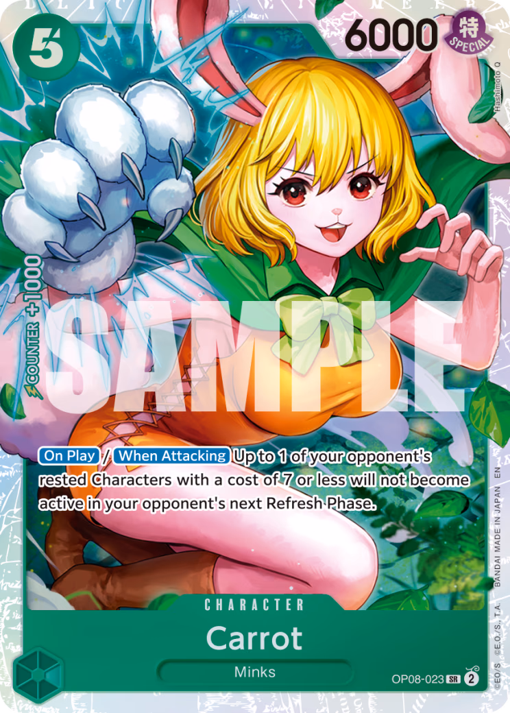 Carrot (SP Card) One Piece card (OP08-023, Premium Booster -The Best- Vol. 2)