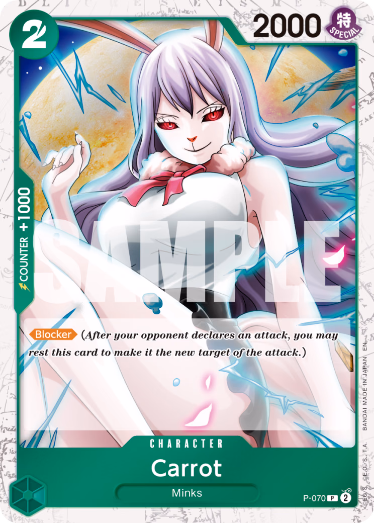 Carrot (Reprint) One Piece card (P-070, Premium Booster -The Best- Vol. 2)