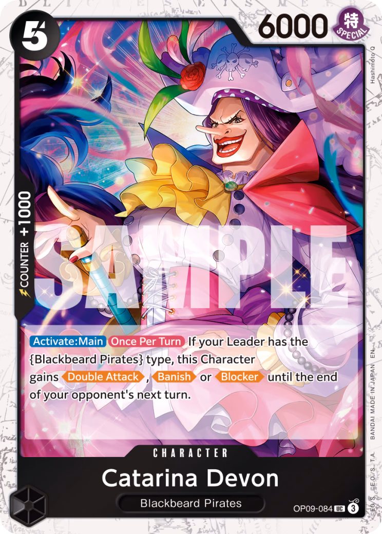 Catarina Devon (Reprint) One Piece card (OP09-084, Premium Booster -The Best- Vol. 2)