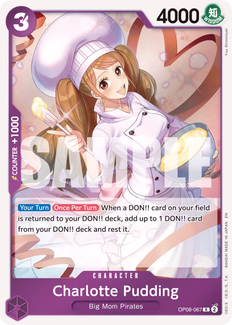 Charlotte Pudding (Reprint) One Piece card (OP08-067, Premium Booster -The Best- Vol. 2)