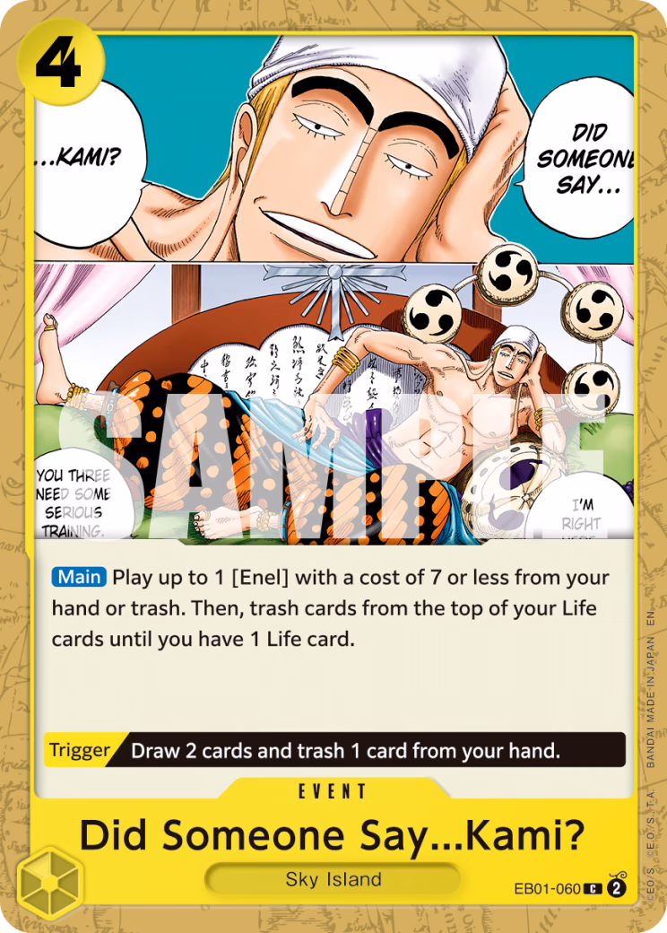 Did Someone Say...Kami? (Reprint) One Piece card (EB01-060, Premium Booster -The Best- Vol. 2)