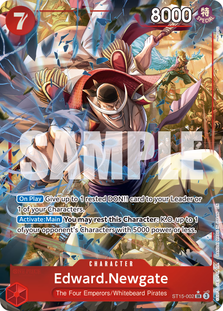 Edward.Newgate (Reprint) One Piece card (ST15-002, Premium Booster -The Best- Vol. 2)