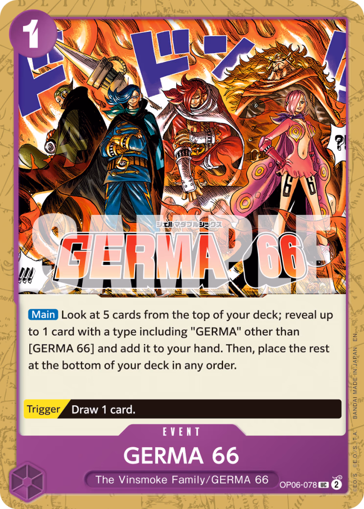 GERMA 66 (Reprint) One Piece card (OP06-078, Premium Booster -The Best- Vol. 2)