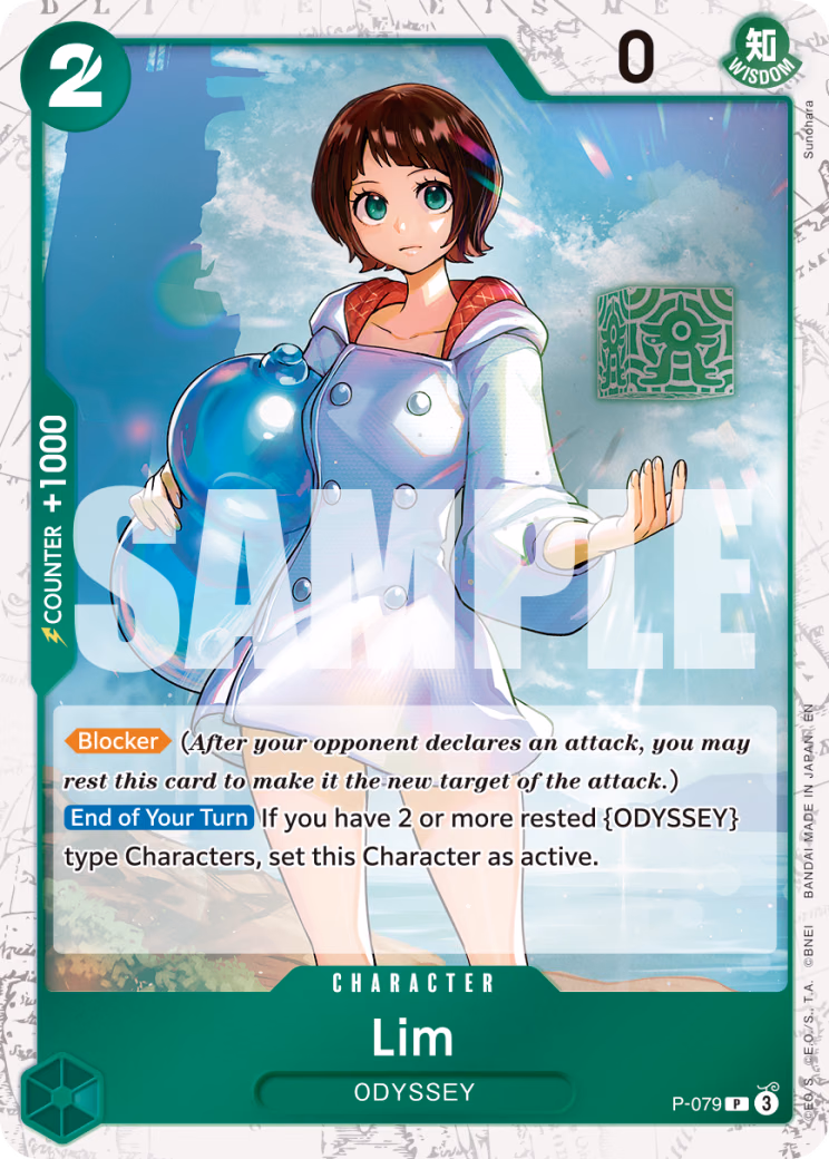 Lim (Alt Art) One Piece card (P-079, Premium Booster -The Best- Vol. 2)