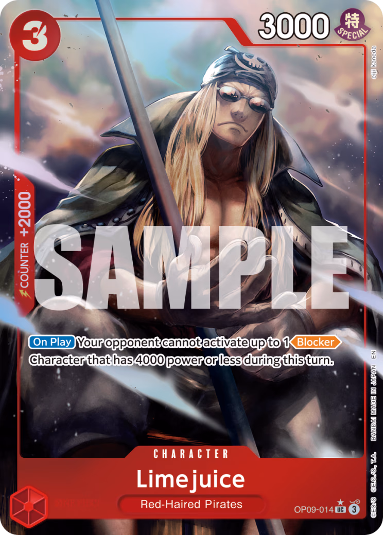 Limejuice (Reprint) One Piece card (OP09-014, Premium Booster -The Best- Vol. 2)