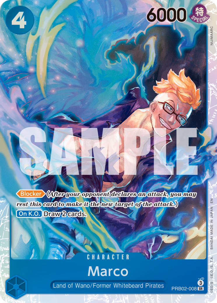 Marco One Piece card (PRB02-008, Premium Booster -The Best- Vol. 2)