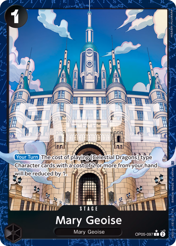 Mary Geoise (Reprint) One Piece card (OP05-097, Premium Booster -The Best- Vol. 2)