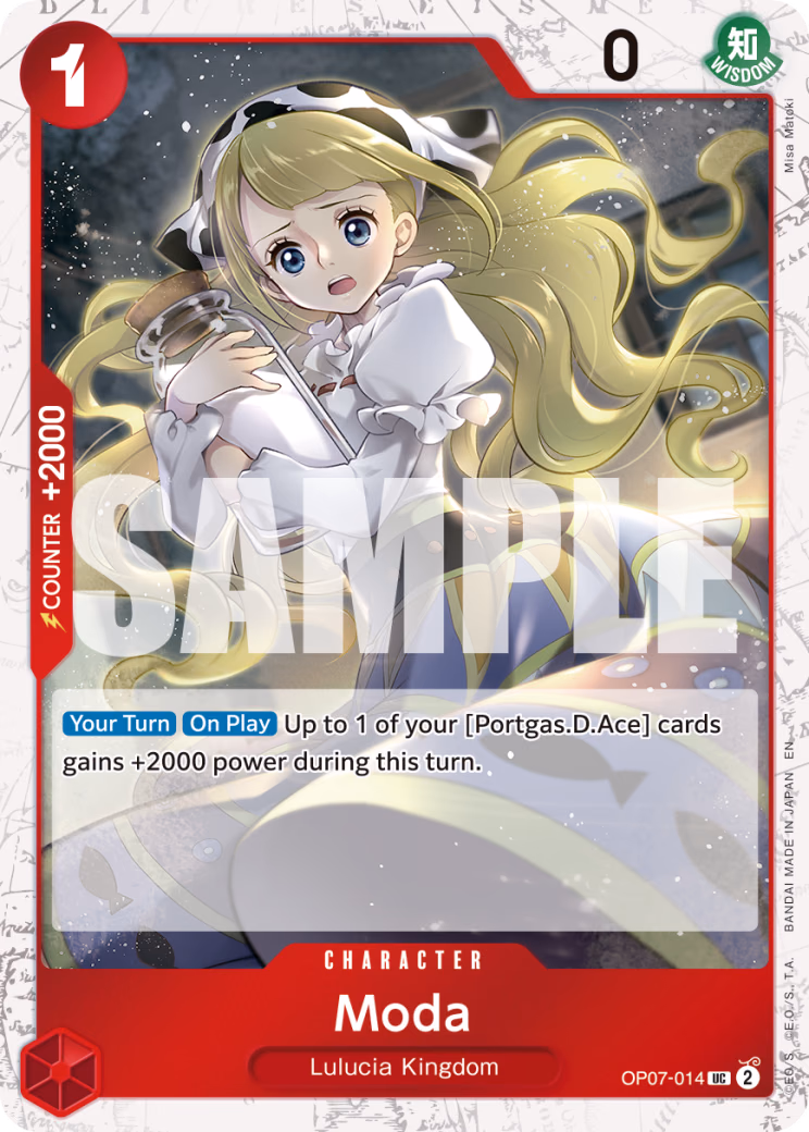 Moda (Pirate Foil) One Piece card (OP07-014, Premium Booster -The Best- Vol. 2)