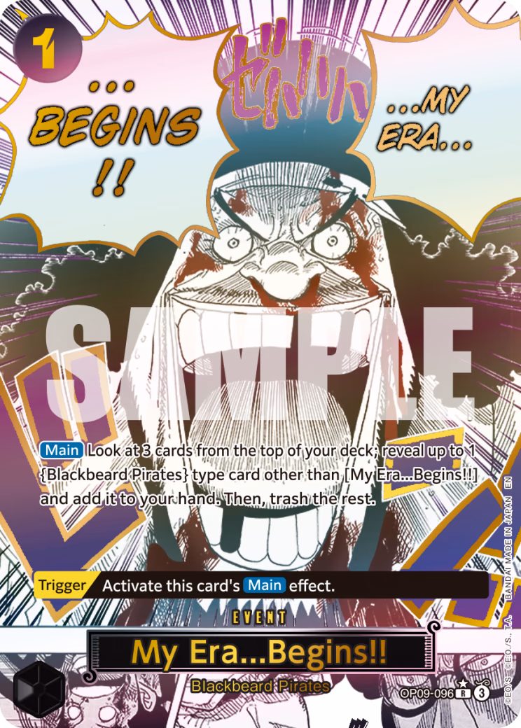 My Era...Begins!! (Reprint) One Piece card (OP09-096, Premium Booster -The Best- Vol. 2)