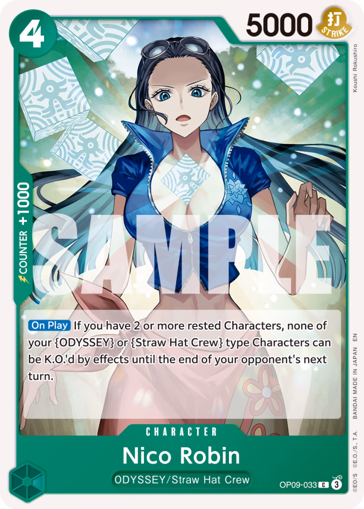 Nico Robin (Pirate Foil) One Piece card (OP09-033, Premium Booster -The Best- Vol. 2)