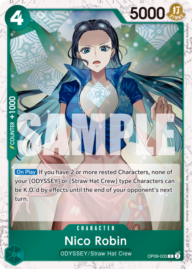 Nico Robin (Reprint) One Piece card (OP09-033, Premium Booster -The Best- Vol. 2)