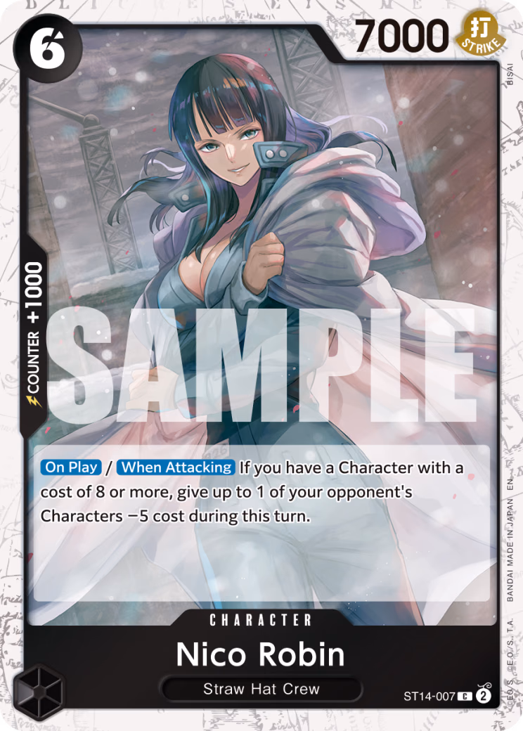 Nico Robin (Pirate Foil) One Piece card (ST14-007, Premium Booster -The Best- Vol. 2)