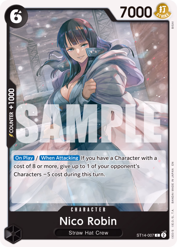 Nico Robin (Reprint) One Piece card (ST14-007, Premium Booster -The Best- Vol. 2)