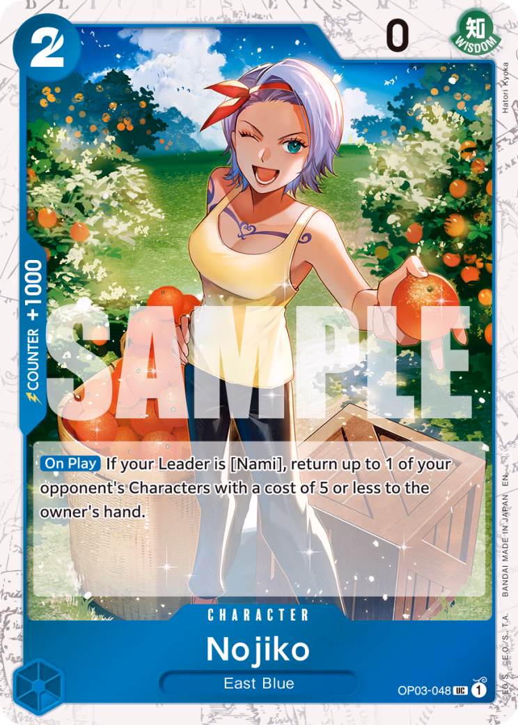 Nojiko (Pirate Foil) One Piece card (OP03-048, Premium Booster -The Best- Vol. 2)