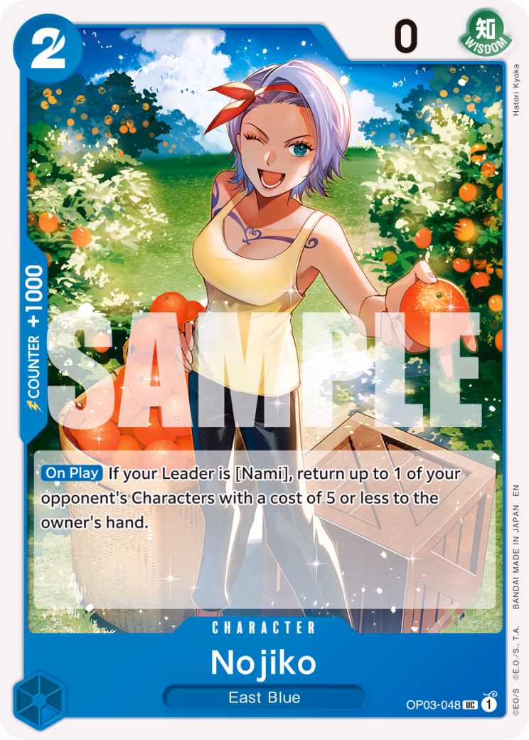 Nojiko (Reprint) One Piece card (OP03-048, Premium Booster -The Best- Vol. 2)