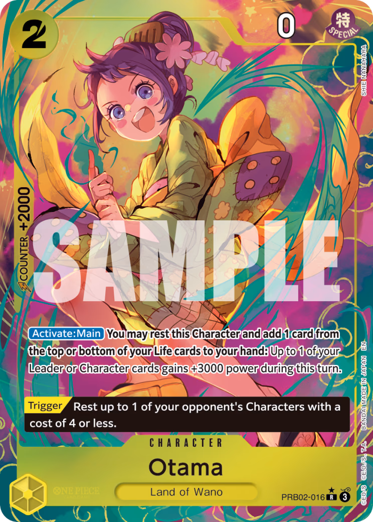 Otama (Alternate Art) One Piece card (PRB02-016, Premium Booster -The Best- Vol. 2)