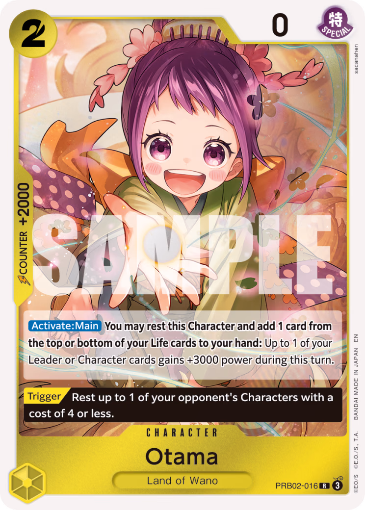 Otama One Piece card (PRB02-016, Premium Booster -The Best- Vol. 2)