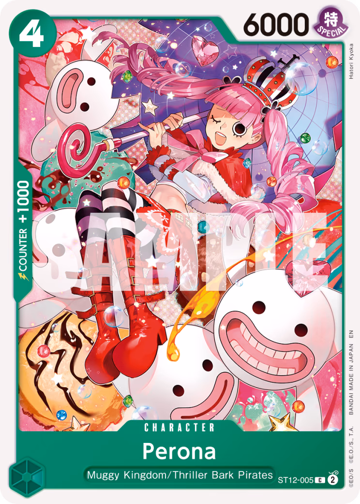 Perona (Reprint) One Piece card (ST12-005, Premium Booster -The Best- Vol. 2)
