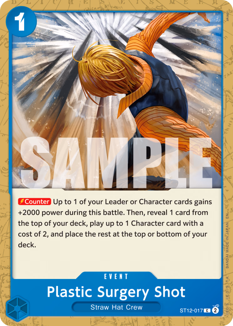 Plastic Surgery Shot (Reprint) One Piece card (ST12-017, Premium Booster -The Best- Vol. 2)