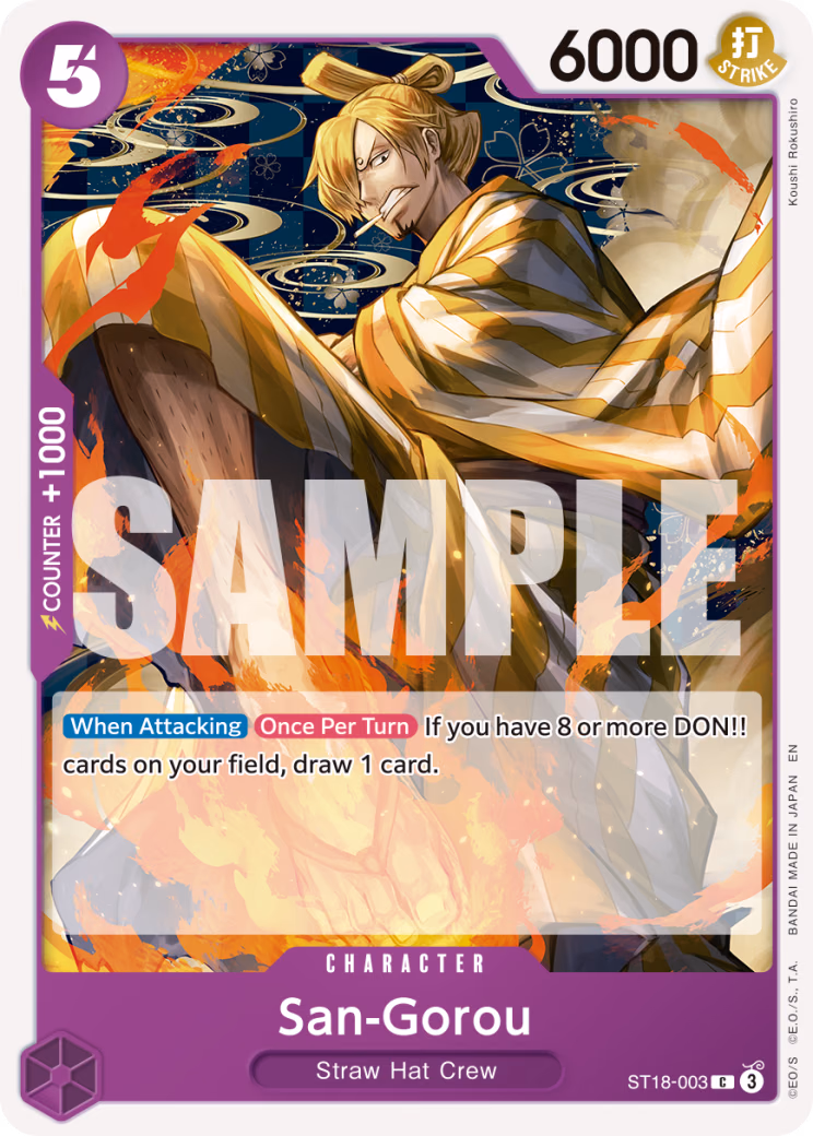 San-Gorou (Reprint) One Piece card (ST18-003, Premium Booster -The Best- Vol. 2)