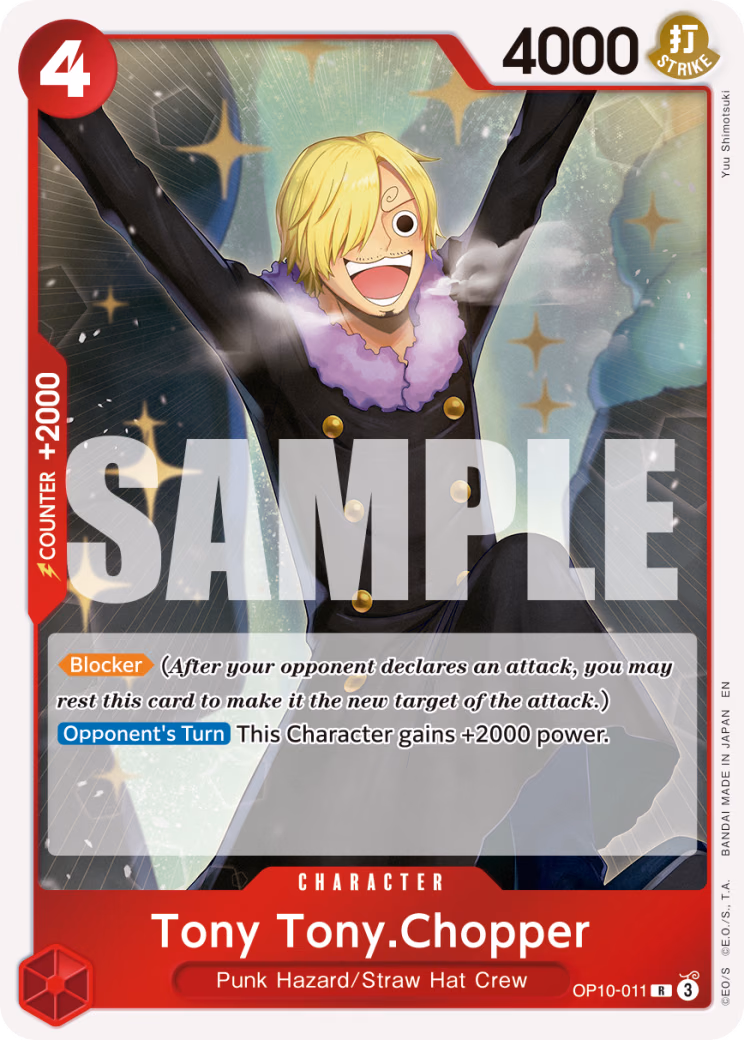 Tony Tony.Chopper (Reprint) One Piece card (OP10-011, Premium Booster -The Best- Vol. 2)