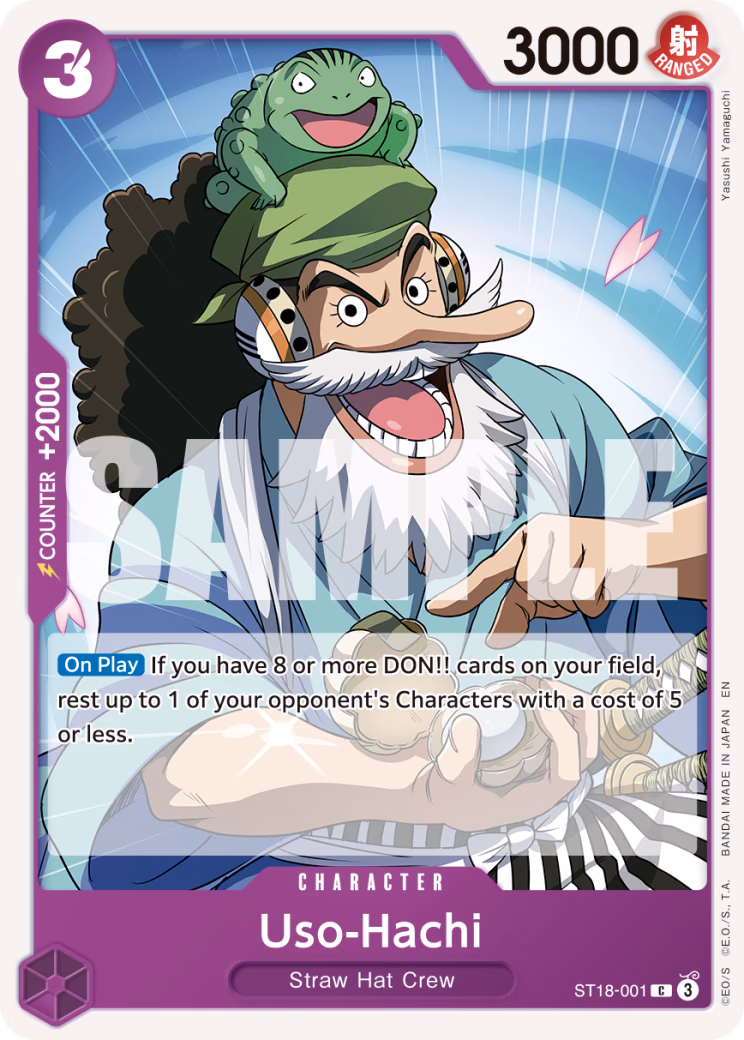 Uso-Hachi (Reprint) One Piece card (ST18-001, Premium Booster -The Best- Vol. 2)