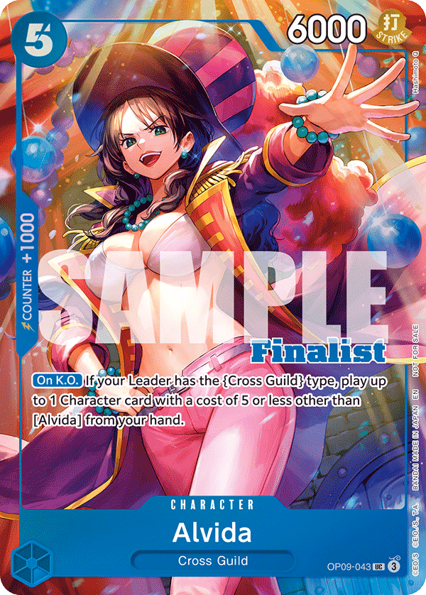 Alvida (CS 25-26 Finalist Card Set 2) One Piece card (OP09-043, Promotion Cards)