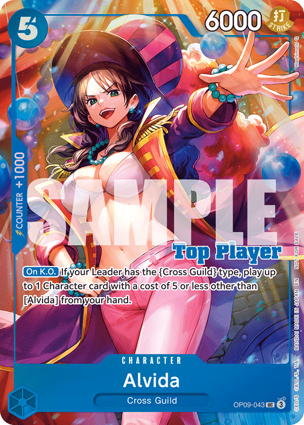 Alvida (CS 25-26 Top Player Pack Vol. 2) One Piece card (OP09-043, Promotion Cards)