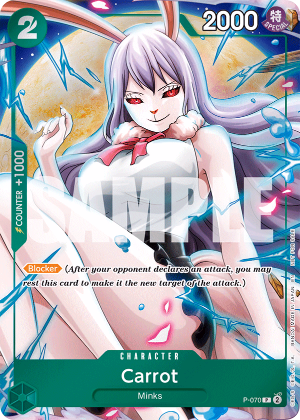 Carrot (Event Pack Vol. 6) One Piece card (P-070, Promotion Cards)