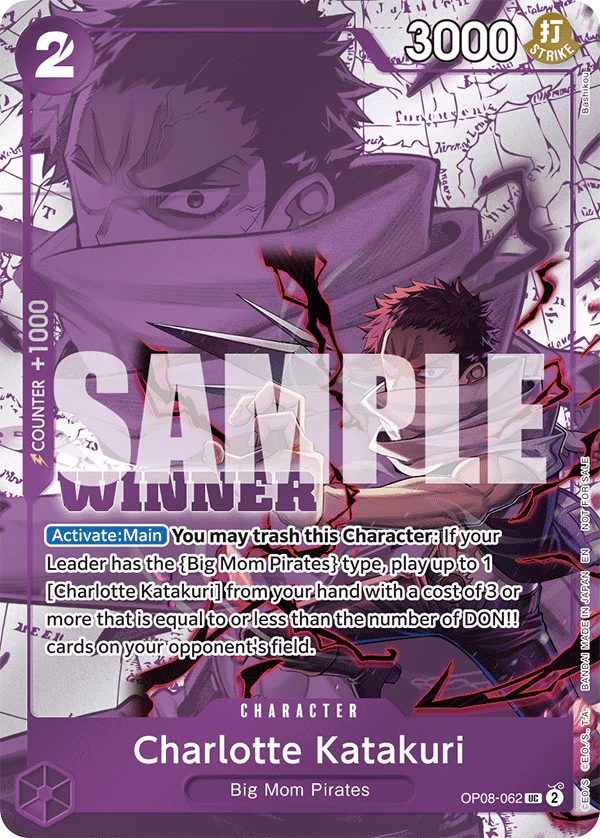 Charlotte Katakuri (Winner Pack 2025 Vol. 3) One Piece card (OP08-062, Promotion Cards)