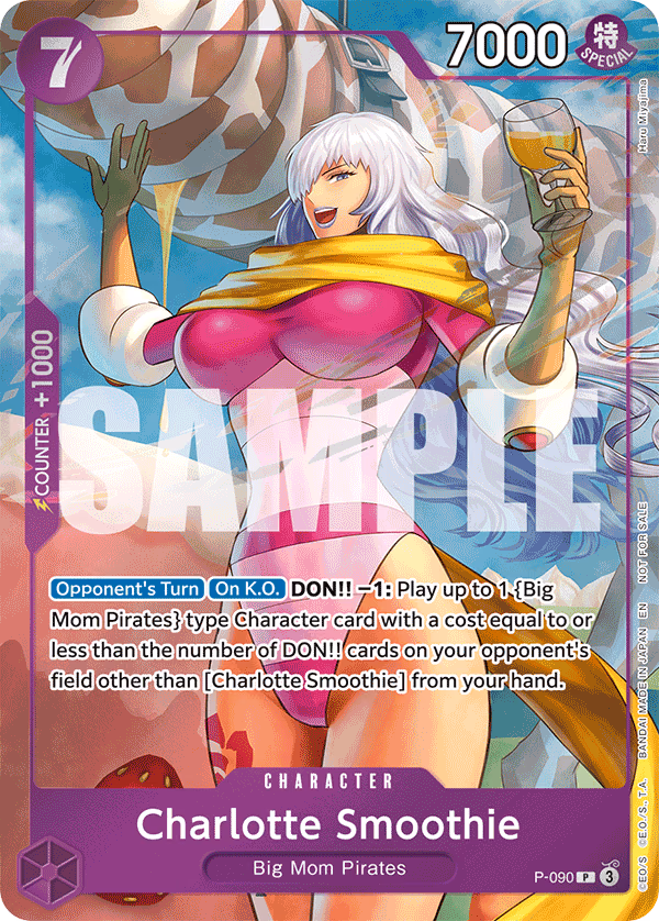 Charlotte Smoothie (Event Pack Vol. 7) One Piece card (P-090, Promotion Cards)