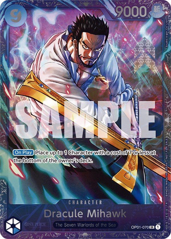 Dracule Mihawk (Treasure Cup 2024) One Piece card (OP01-070, Promotion Cards)