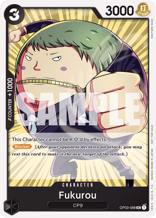 Fukurou (Tournament Pack Vol. 6) One Piece card (OP03-088, Promotion Cards)