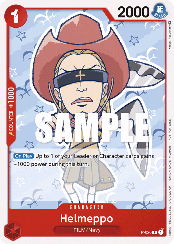 Helmeppo (One Piece Film Red) One Piece card (P-020, Promotion Cards)
