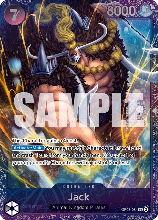 Jack (Treasure Cup 2025) One Piece card (OP08-084, Promotion Cards)